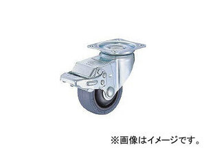 ハンマーキャスター/HAMMER-CASTER 静かシリーズ S型 自在SP付 ゴム車B入り 75mm 417BBSFR75BAR01(3200345) JAN：4956237432465