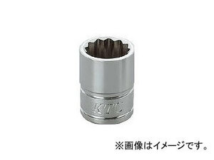 京都機械工具/KTC 9.5sq.ソケット(十二角) 12mm B312W(3073815) JAN：4989433129747