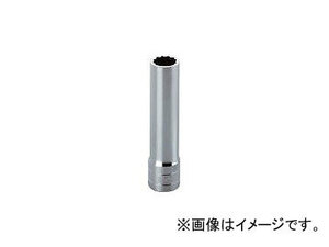 京都機械工具/KTC 12.7sq.ディープソケット(十二角) 22mm B4L22W(3075354) JAN：4989433135373