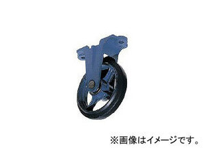 京町産業車輌/KYOMACHI 鋳物製金具付ゴム車輪 150mm AU150(1075098) JAN：4562121871526
