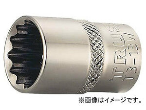 トラスコ中山/TRUSCO ソケット 12角タイプ 差込角9.5 対辺24mm T324W(3013324) JAN：4989999132786