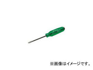 京都機械工具/KTC 樹脂柄ドライバ マイナス貫通タイプ5.5mm MDD175(3736202) JAN：4989433800943