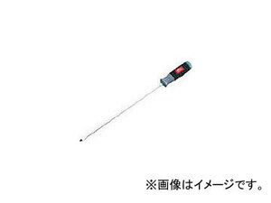 京都機械工具/KTC 樹脂柄ドライバロング軸 マイナス貫通タイプ5mm D1M2530(3733556) JAN：4989433825786