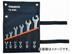 トラスコ中山/TRUSCO 両口スパナセット(6本組) TS6SD(4160282) JAN：4989999207415