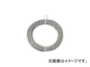 トラスコ中山/TRUSCO ステンレスワイヤロープ φ4.0mm×20m CWS4S20(2134845) JAN：4989999179347