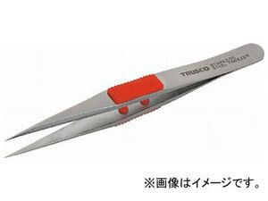 トラスコ中山/TRUSCO ラバーグリップ付ステンレスピンセット 120mm 強力型 TSP210(2997398) JAN：4989999393606