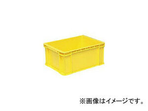 DICプラスチック 容器資材 DA型コンテナDA-28 外寸：W480×D360×H223 黄 DA28 Y(5011213) JAN：4968838905354