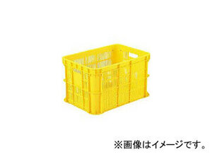 岐阜プラスチック工業/GIFUPLA MB型メッシュコンテナーMB-20B 黄 MB20B Y(5036771) JAN：4938233371108