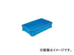 DICプラスチック 容器資材 DA型コンテナDA-23 外寸：W610×D370×H125 青 DA23 B(5080312) JAN：4968838905316