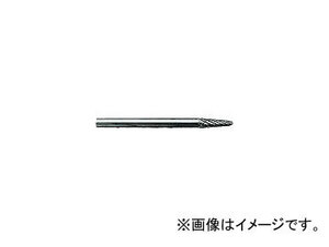 スーパーツール/SUPER TOOL 超硬バーシャンク径3ミリテーパー型シングルカット刃径3、波長12.7 SB7A01S(3217710) JAN：4967521221771