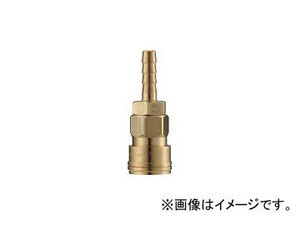長堀工業/NAGAHORI クイックカップリング AL20型 真鍮製 ホース取付用 CAL22SH2(3642674) JAN：4560291322558