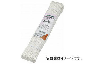 トラスコ中山/TRUSCO ビニロントラックロープ 3つ打 線径6mm×長さ15m TR615(1264320) JAN：4989999178005