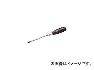 京都機械工具/KTC 木柄ドライバ クロス貫通タイプNo.2 D12P2215(3733521) JAN：4989433817378