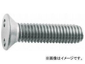 トラスコ中山 ツーホール皿頭小ねじ ステンレス M3×10 B110-0310(7651091) 入数：1パック(4本)