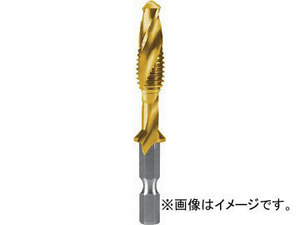 RUKO 六角軸タッピングドリル M5X0.8 57mm チタン 270016T(4865111) JAN：4007140108456