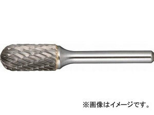 トラスコ中山/TRUSCO 超硬バー 先丸円筒型 φ12.7X刃長25X軸6 コースカット TH2C127(4365682) JAN：4989999239317