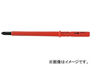 トラスコ中山 絶縁差替式ドライバー（マグネット入り）（＋NO.1×80mm） TZDS-1(7624689)