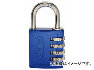 ABUS ナンバー可変式ステンレスシャックル南京錠 ブルー 145IB-40-BL(4957652)