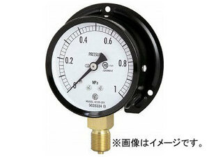 長野 普通形圧力計（B枠立形・φ75・G3/8B・0.0～10.00Mpa） AC20-231-10.0MP(4984609)