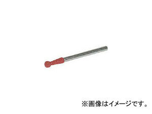 トラスコ中山 ゴム軸付砥石 球型 φ10×軸3 80＃ CH810RC(8185119) 入数：1PK(10本)