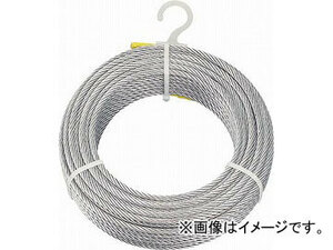 トラスコ中山 メッキ付ワイヤロープ φ3mmX100m CWM-3S100(4890931) JAN：4989999335903