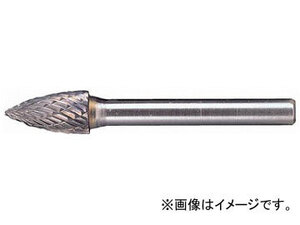ムラキ 超硬バー Cシリーズ 形状：トンガリ クロスカット 刃長25mm CB4C105 (61-2599-78)