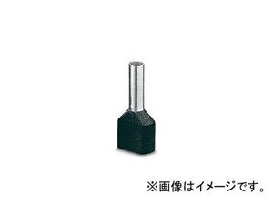 ファインケミカルジャパン/FCJ コンタクト 2本線用棒端子 AITWIN2X1.58BK(4513738) 入数：100個