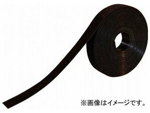 トラスコ中山 耐候性マジックバンド結束テープ 両面 幅20mm×長さ1.5m 黒 TMKT-2015-BK(8191532)