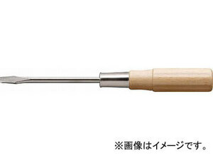 トラスコ中山/TRUSCO 木柄普通ドライバー 刃先+1 75mm TWD175(4499611) JAN：4989999276664