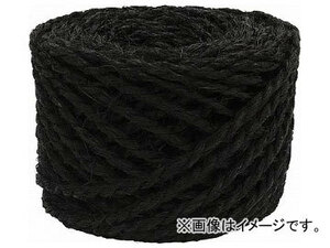 ユタカ 荷造り紐 シュロ縄玉 約3mm×50m ブラック M133-BK(7946406)