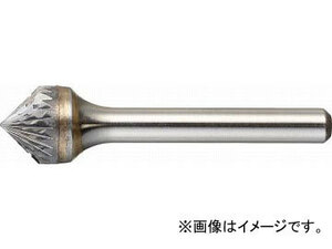 トラスコ中山/TRUSCO 超硬バー 円錐型60° φ19X刃長17.5X軸6 ダブルカット TB50C190(4364627) JAN：4989999237207