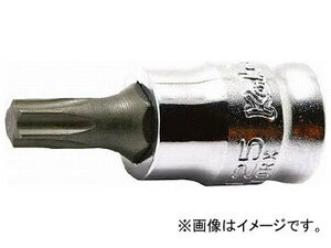 コーケン Z-EAL トルクスビットソケット 差込角6.35mm サイズT10 2025Z.28-T10(7773587)