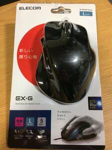 5ボタンBlueLEDマウス EX-G Lサイズ M-XG2UBBK （ブラック）