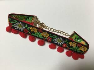  Frida Caro manner? Mexico ethnic choker meki deer n folklore hipi- Titicaca floral flower embroidery Asian 