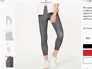 USA 購入、日本未輸入、新品に近い、lululemon ルルレモン　Tight Stuff Tight Ⅱ サイズ8。 148ドルの品