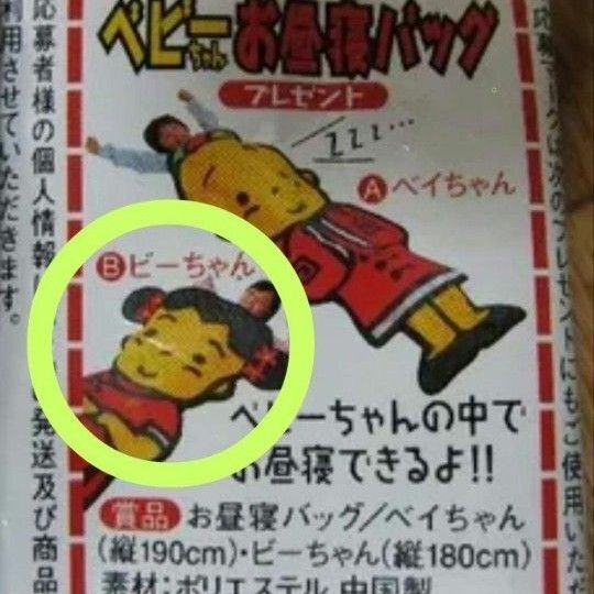 未使用★おやつカンパニー ベビーちゃんお昼寝バッグ 非売品