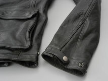 デイトナ 23677 DL-501 スクランブラージャケット ブラック 黒 Lサイズ バイク 服 冬 ダウン 革_画像4