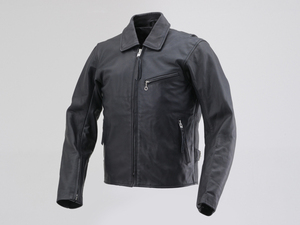 デイトナ バイク用 レザー ジャケット XLサイズ (メンズ) ブラック 春秋冬 シングルライダースジャケット 襟あり DL-002 2452