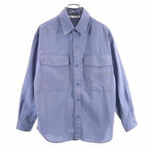 Рубашка с длинным рукавом Zara Purple Zara Over Shirt Men 230410