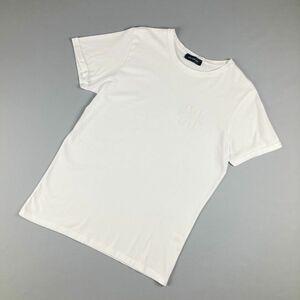 美品LEVEL VIBES LEVEL レベルバイブスレベル フロント刺繍 クルーネック 半袖 Tシャツ トップス メンズ 白 ホワイト サイズM*BC514