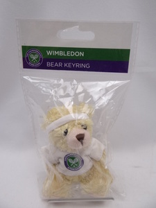 Wimbledon wing bru Don ball Boy Bear - key holder WH all britain open tennis 