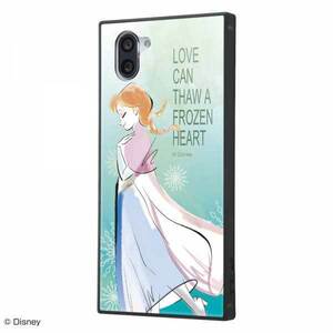 AQUOS R3 耐衝撃ケース ディズニー アナと雪の女王 カバー 四角 スクエア 保護 可愛い おしゃれ かわいい イングレム IQ-DAQR3K3B-FR018