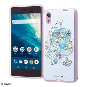 Android One S4 耐衝撃ケース ディズニー アリエル カバー ハイブリッド かわいい 可愛い おしゃれ イングレム IJ-DANS4CC2-AR001