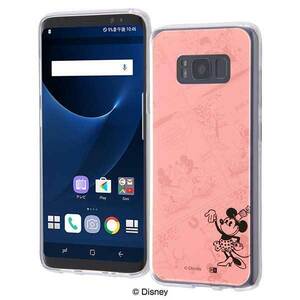 Galaxy S8 耐衝撃ケース ディズニー ミニーマウス カバー ハイブリッド かわいい 可愛い おしゃれ イングレム IJ-DGS8CC2-MN018