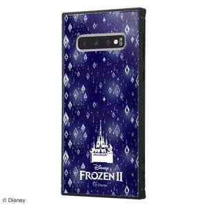 Galaxy S10 耐衝撃ケース ディズニー アナと雪の女王 カバー 四角 スクエア 保護 可愛い おしゃれ かわいい イングレム IQ-DGS10K3B-FR014