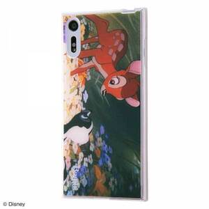 Xperia XZ TPUケース ディズニー バンビ カバー 透明 クリア 衝撃 保護 着せ替え おしゃれ 可愛い かわいい イングレム IJ-RDXPXZTP-BB008