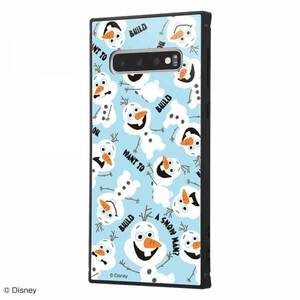 Galaxy S10 耐衝撃ケース ディズニー アナと雪の女王 カバー 四角 スクエア 保護 可愛い おしゃれ かわいい イングレム IQ-DGS10K3B-FR020