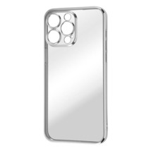 iPhone 14ProMax クリア スマホ ケース カバー カメラ 保護 シルバー 透明 レンズ 耐衝撃 頑丈 強い ストラップホール_画像1