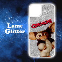 iPhone 14 Plus スマホ ケース カバー グレムリン ギズモ ラメ グリッター キラキラ GREMLINS GIZMO シルバー キャラクター グッズ_画像2