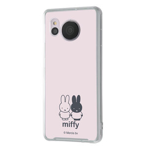 AQUOS sense7 クリア スマホ ケース カバー 『 ミッフィー 』 Miffy キャラクター グッズ 透明 耐衝撃 ストラップホール